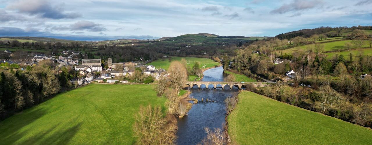 Aerial view of Inistioge